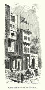 Casa con balcone a Rosetta, Egitto da European School