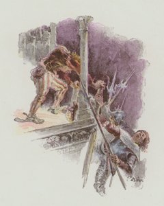 Illustrazione per Notre-Dame De Paris di Victor Hugo da European School