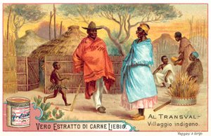 Villaggio indigeno nel Transvaal da European School