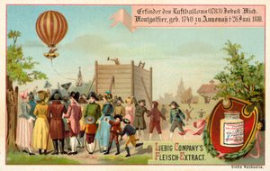 Invenzione della mongolfiera dai Fratelli Montgolfier, Francia da European School
