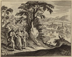 Gesù Cristo appare a due discepoli sulla strada per Emmaus da European School