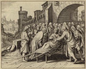Gesù Cristo risuscita il figlio della vedova di Nain da European School