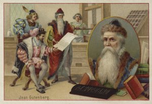 Johannes Gutenberg, incisore, inventore e stampatore tedesco