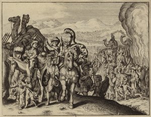 Giosuè e gli Israeliti attraversano il fiume Giordano ed entrano in Canaan da European School