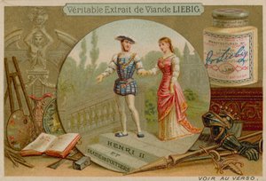 Re Enrico II e Diana di Poitiers