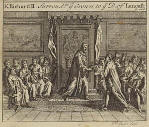 Re Riccardo II cede la corona d