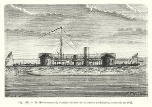 Il Miantonomoah, monitor di mare della marina americana, costruito nel 1865 da European School