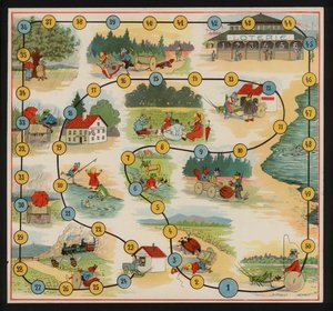 Il Viaggio Divertente (litografia a colori)