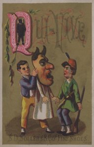 Lettera Q, Qui-Vive (litografia a colori)