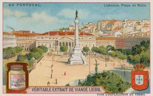 Lisbona, la Praça do Rossio