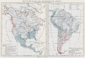Mappa delle razze e civiltà dell