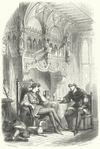Incontro tra lo statista fiammingo Jacob van Artevelde e il re Edoardo III d