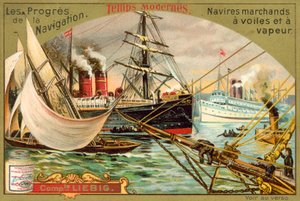 Navi mercantili moderne a vela e a vapore da European School