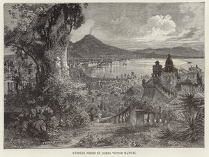 Napoli dal Corso Vittorio Emanuele