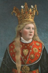 Sposa norvegese, con la sua corona da European School