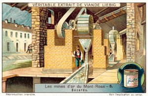 Mulino per il minerale alle miniere d