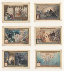 Opera originale per un set di carte Liebig: Berlioz, Faust da European School