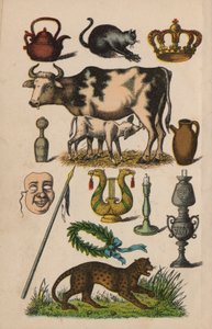Pagina dal Libro Magico (litografia a colori)
