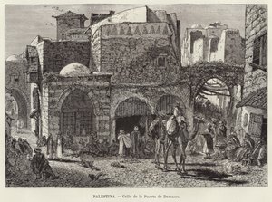 Palestina, Strada della Porta di Damasco da European School