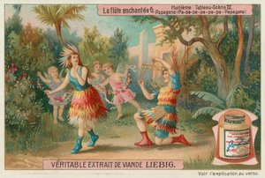 Papageno evoca Papagena con i campanelli magici e si riuniscono