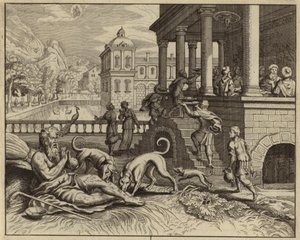 Parabola del ricco e di Lazzaro il mendicante da European School