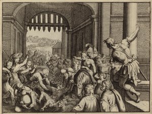 Il popolo di Samaria saccheggia il campo abbandonato degli Aramei da European School