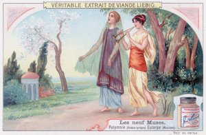 Polimnia (poesia lirica) e Euterpe (musica) da European School