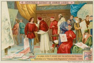 Papa Giulio II Guarda i Bozzetti per il Vaticano da European School