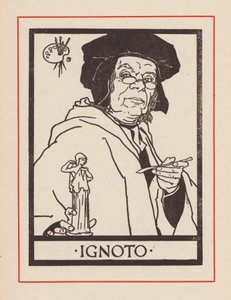 Ritratto di un artista italiano sconosciuto (litografia) da European School