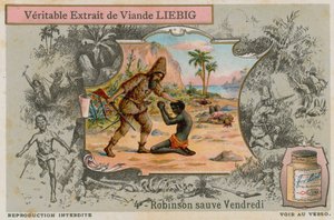 Robinson Crusoe con Venerdì