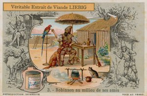 Robinson Crusoe con tutti i suoi amici