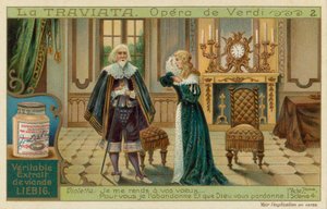 Il padre di Rodolphe convince Violetta a lasciare suo figlio