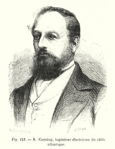 S Canning, ingenieur electricien du cable atlantique (incisione) da European School