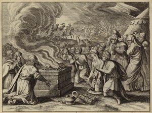 Samuele e gli Israeliti confessano i loro peccati a Dio a Mizpa prima di sconfiggere i Filistei da European School