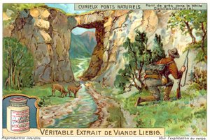Ponte di arenaria nel White Canyon, Virginia da European School