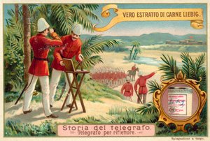 Segnalazione con eliografo da European School