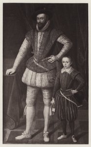 Sir Walter Raleigh e suo figlio da European School