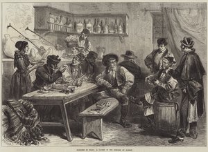 Schizzi in Spagna, una taverna nei sobborghi di Madrid da European School
