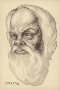 Socrate (c469 a.C.-399 a.C.), filosofo greco antico (litografia) da European School