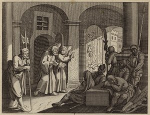 San Pietro liberato dalla prigione da un angelo da European School