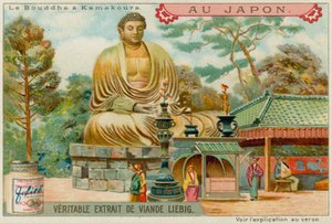 Statua di Buddha a Kamakura da European School