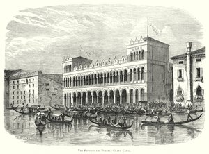 Il Fondaco dei Turchi, Canal Grande da European School