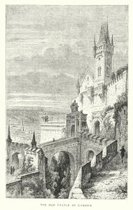 Il vecchio castello di Coburg (incisione) da European School