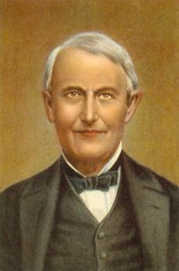 Thomas Edison (litografia a colori)