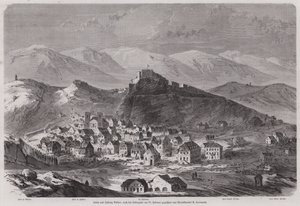Città e fortezza di Belfort, Francia, dopo la resa ai tedeschi assedianti, Guerra Franco-Prussiana da European School