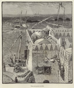Vista del porto di Giaffa da European School