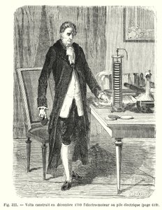 Volta costruisce nel dicembre 1799 l