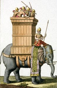 Elefante da guerra del mondo antico da European School