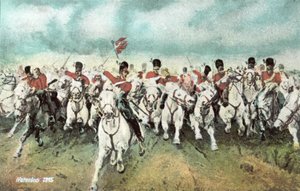 Waterloo 1815, carica della cavalleria scozzese da European School
