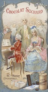 Wolfgang Amadeus Mozart, musicista e compositore austriaco, da bambino da European School